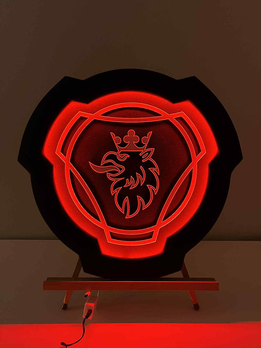Scania bakveggsplater rundt
