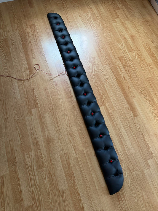 Solskjermplate 8 dioder til Scania NG med elektrisk rullegardin på lager