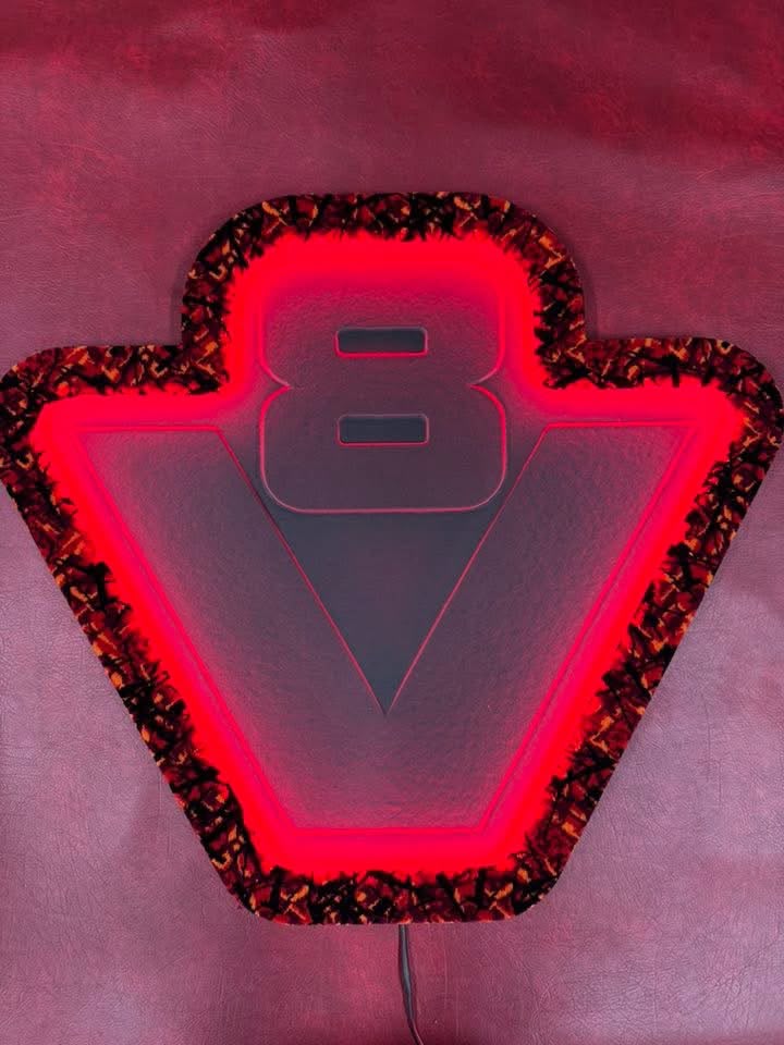 Scania bakveggsplate V8